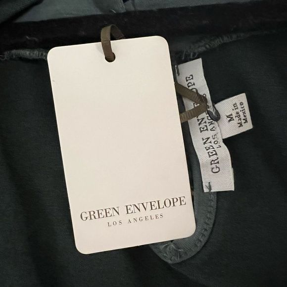 Green Envelope Dark Gray Tank Top - Picture 6 of 7